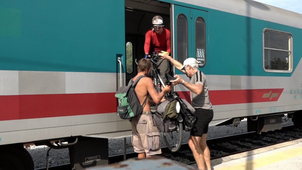 Multimodal transportation in Slovenia integrates bicycles and trains